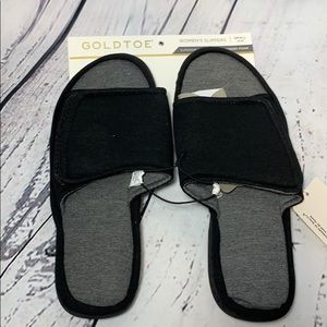 Goldtoe Women’s Slippers Black sz Small